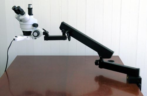 AmScope SM-6TZ-54S-9M Dijital Profesyonel Trinoküler Stereo yakınlaştırmalı mikroskop, WH10x Oküler, 3.5 X-90X Büyütme, 0.7