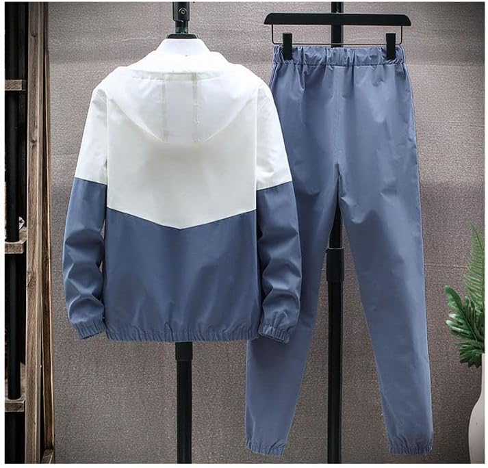 Altın HOROZ Spor Hoodie günlük giysi Bahar erkek Ceket + Pantolon İki Parçalı Hip Hop Sokak Giyim LS-EN8 M