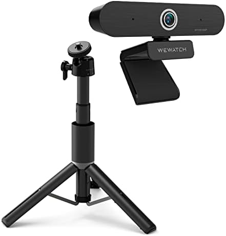 WEWATCH PCF2 1080P Webcam 2 Mikrofon, Otomatik Odaklama Webcam USB Bilgisayar Web Kamera, PS101 Ayarlanabilir Yükseklik Masa