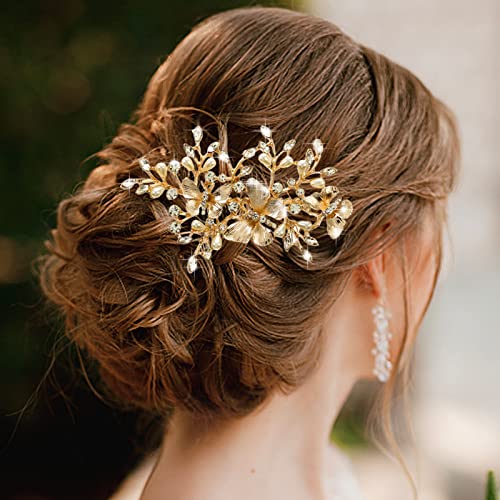 Kelebek Gelin Saç Tarak Rhinestone Çiçek Düğün saç parçası Gelin saç tokası El Yapımı saç aksesuarları Gelinler için Kadın