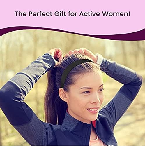 Kadınlar için BaniBands Kafa Bantları-Kaymaz ayarlanabilir Spor Kafa bantları-Aktif kadınlar için mükemmel kafa bandı Egzersiz,