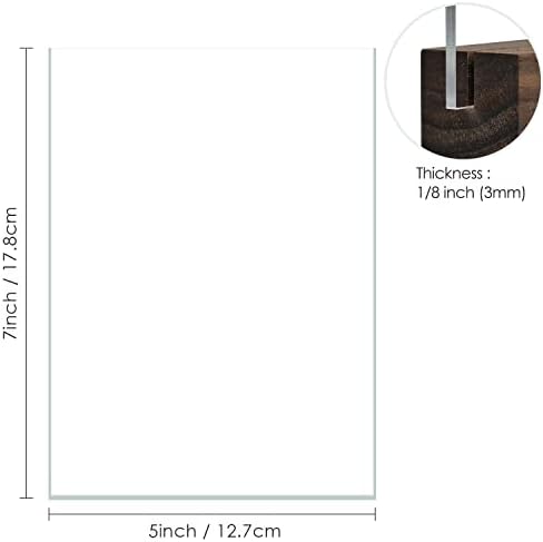 10 Adet 5x7 İnç Şeffaf Akrilik Levhalar 1/8 inç Kalınlığında Akrilik İşareti Boş DIY Akrilik Masa Numaraları, Akrilik Düğün