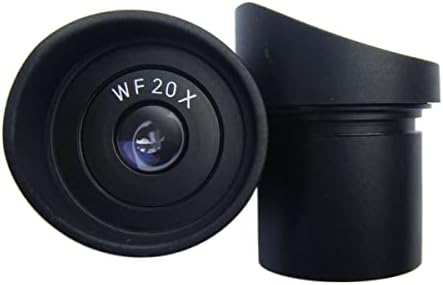 FIERRG Laboratuvar Mikroskop Ekipmanları WF20X 10mm Geniş Açı Stereo Mikroskop Optik Mercek Lens 30mm Kauçuk Göz Muhafızları