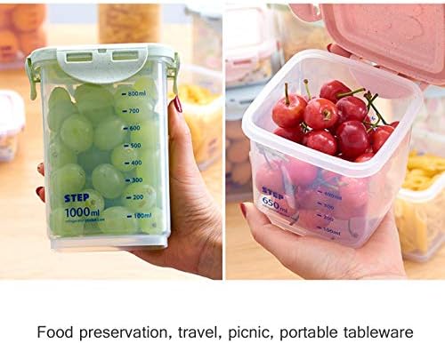 Hava geçirmez Gıda saklama kapları, BPA İçermeyen Plastik Tahıl Saklama Kapları İstiflenebilir, Mutfak Kiler Organizasyonu