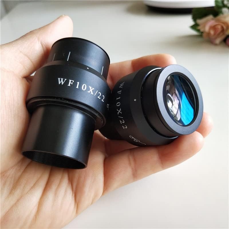 Mikroskop Aksesuarları Kiti Yetişkinler için WF10X 22mm 23mm 24mm Ayarlanabilir Geniş Açı Mercek Lens, 30mm Stereo Mikroskop