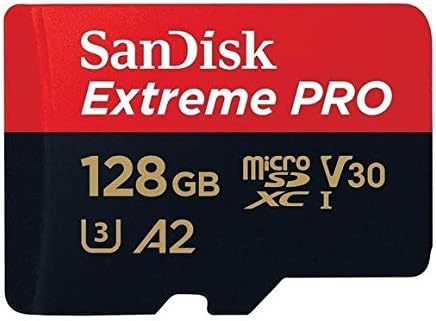 SanDisk Extreme Pro 128GB Micro SDXC Bellek Kartı Sony Cyber-Shot DSC-HX99, DSC-RX0 II Kompakt Fotoğraf Makinesi (SDSQXCY-128G-GN6MA)