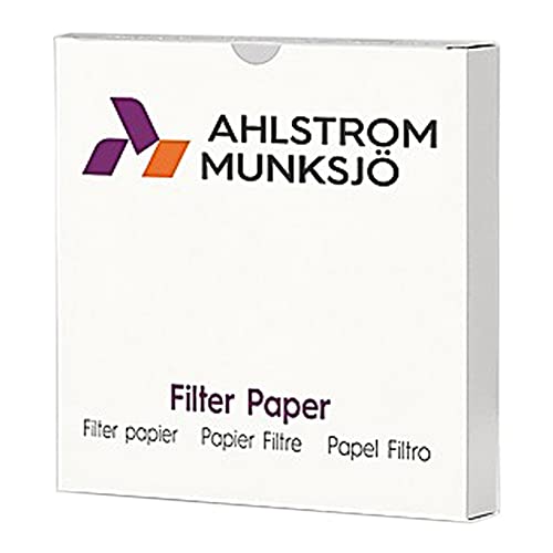 Ahlstrom (6170-1250) Kalitatif Filtre Kağıtları, Sınıf 617, 35 um, Hızlı Hız, 12,5 cm Daireler (50'li Paket)
