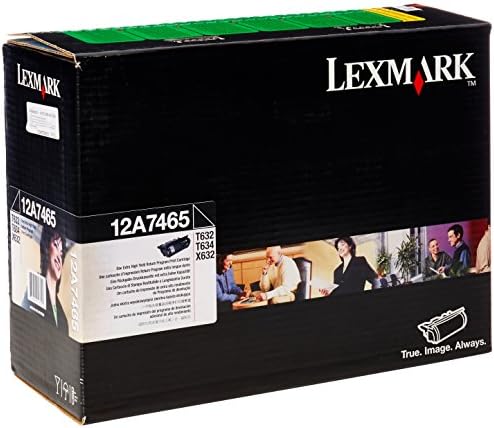Lexmark 12A7465 Ekstra Yüksek Verimli Toner Kartuşu, Siyah - Perakende Ambalajında