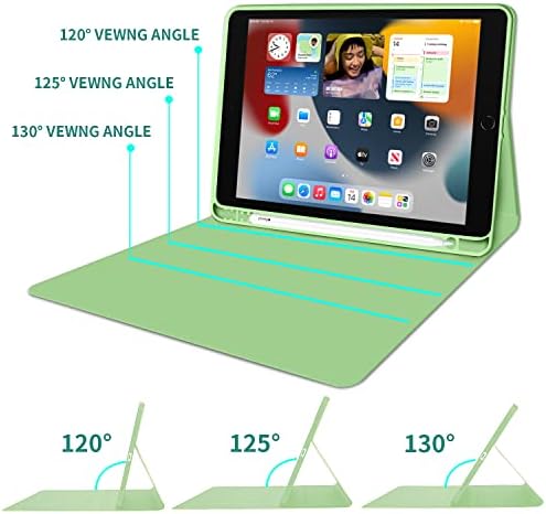 KENKE iPad Klavye Kılıf için iPad 9.7 inç 2018 (6th Gen) / iPad 2017 (5th Gen) / iPad Hava 2/1, hafif Akıllı iPad Kapak ile