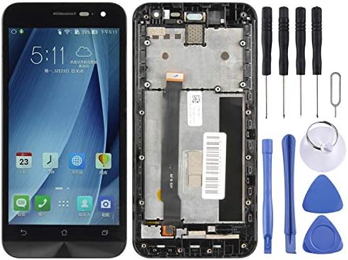 XİAOMİN LCD Ekran ve Digitizer Tam Meclisi ile Çerçeve Asus Zenfone 2 için ZE500CL Z00D Yedek parça (Siyah) değiştirme (Renk: