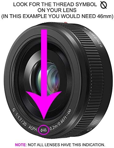 Fujifilm HS30EXR ile Uyumlu Pro Dijital Lens Kapağı (Petal Tasarım) (58mm)