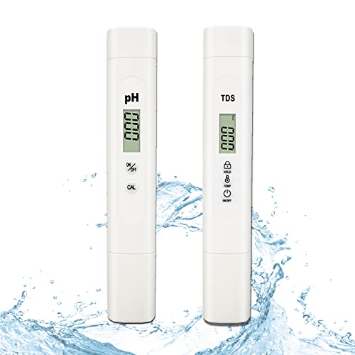 [Yeni] Justmetr ph ölçer ve TDS Metre, 3 in 1 PH ve TDS su test cihazı Combo, ±0.01 pH ve ±2 % TDS / Sıcaklık Doğruluk Ölçer
