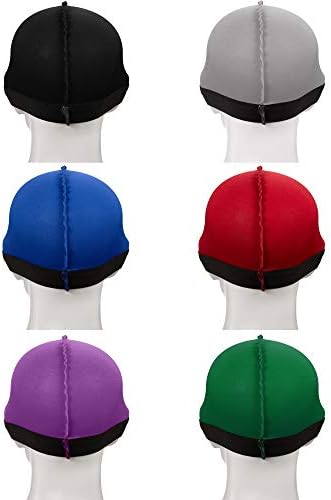 6 Adet İpeksi Dalga Kapaklar Erkekler Çocuklar için 360 Dalga Durag Kap Elastik Dalga Kadife Şapka