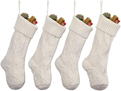 Baıshıtop Dolgu 18 Inç 4 Kişiselleştirilmiş Çorap Çuval Dekorasyon Noel Çorap Hediye Örgü Uzun aşağı Itin Çorap