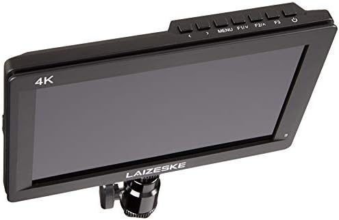Laizeske LZEDRH7 IPS Full HD 1920x1200 4K HDMI Girişi ve Çıkışı Histog Odak Yardımı ile kamera monitörü Zebra Yanlış Renkler,
