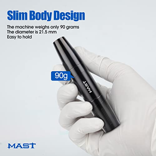 Direk Dövme Seti Magi Kablosuz Dövme Kalemi Makinesi Seti Dövme Pil Güç Kaynağı Kartuşları İğneler Dövme Silah Kiti Siyah