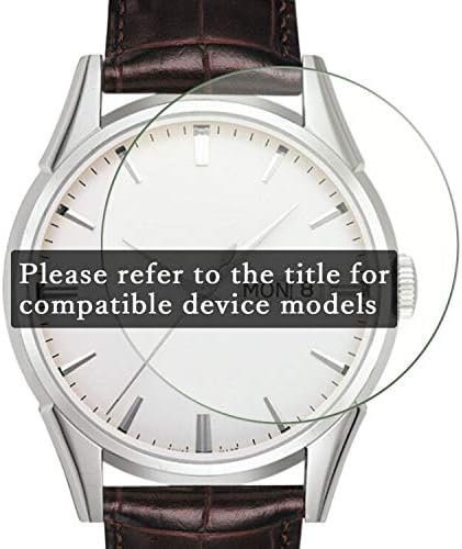 Synvy [3 Paket] Ekran Koruyucu ile Uyumlu İSVİÇRE ASKERİ ML 438 TPU Filmi Smartwatch akıllı saat Koruyucuları [Temperli Cam]