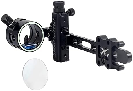 SOPOGER Okçuluk Yay Görme Bileşik Yay Hedef Avcılık için Tek Pin veya 5 Pin Yay Görme ile 6X1. 75 Kapsam Lens Uzun Bar Sağ