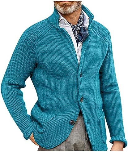 Erkek Ceket Sonbahar ve Kış erkek moda Gevşek Hırka sıcak Yaka Kapüşonlu ceket Kazak Mont ceket