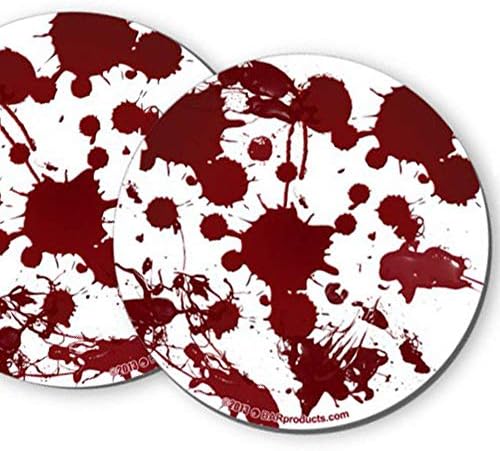 Kan Sıçraması Köpüğü Kolorcoat ™ Bardak Altlığı-4 inç Yuvarlak