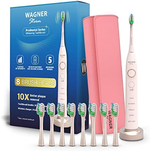 Wagner & Stern ProDentAl Serisi Elektrikli Diş Fırçası 5 Fırçalama Modu ve 3 Yoğunluk Seviyesi, 8 Dupont Kıl, Birinci Sınıf