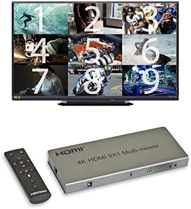 Uzman Bağlantı 9 Kanallı HDMI Çoklu Görüntüleyici/Ekran Bölücü / Anahtar / 1080p / 4K@30Hz / 11 Görüntüleme Modu