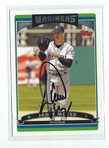Jamie Moyer İmzalı 2006 Topps Kartı 358-Beyzbol Slabbed İmzalı Kartlar