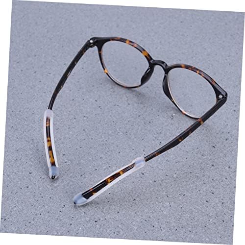 Healeved 10 Pairs Anti-Silikon Gözlük Kanca Kulakiçi Silikon Kulak Tıkaçları Cam Tutucular Gözlük Anti-Kulak Kavrama Kulak