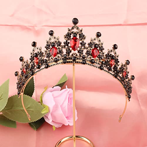 Gelin saç aksesuarları Prenses yapay elmas taç Siyah Kafa Bandı Saç Tarak Kızlar için, Düğün veya Parti için Hediye