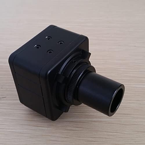 Mikroskop Aksesuarları Kiti Yetişkinler için Siyah 23.2 MM Kamera Adaptörü Trinoküler Stereo Mikroskop Bağlantı Laboratuar