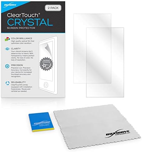 Ekran Koruyucu için Poptel P60 (BoxWave tarafından Ekran Koruyucu) - ClearTouch Parlama Önleyici (2'li paket), Anti-Parmak