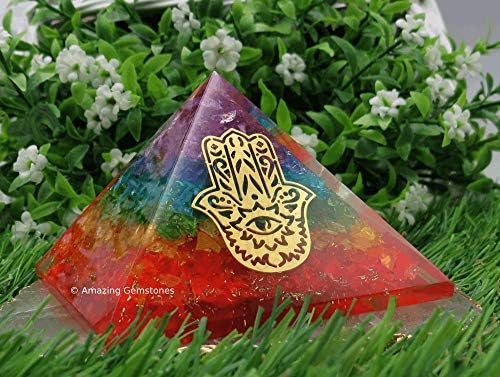 İnanılmaz Taş Büyük Orgon Piramidi / Oniks Çakra Piramidi Kristal / Hamza El Nazar orgonit piramidi / Organ Piramitleri Pozitif