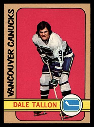 1972 Topps 15 Dale Tallon Vancouver Canucks (Hokey Kartı) ESKİ Canucks