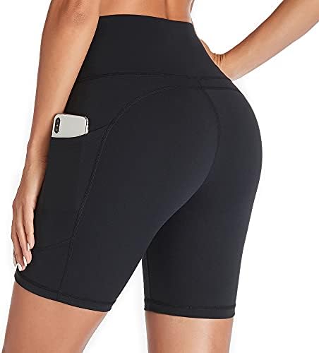 Occffy Yoga Pantolon Cepler ıle Kadınlar ıçin Yüksek Bel Flex Tayt Karın Kontrol Egzersiz Koşu Tayt DS166