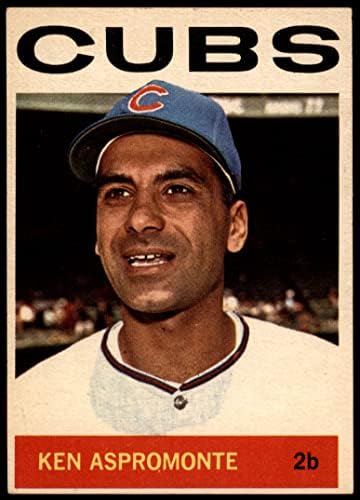 1964 Topps 252 Ken Aspromonte Chicago Cubs (Beyzbol Kartı) İYİ Yavrular