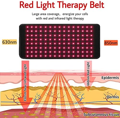 LED terapi kemeri, kızılötesi kırmızı ışık terapisi kemeri, kızılötesi terapi veya kızılötesi ışık terapisi, 0411SH-Y3…