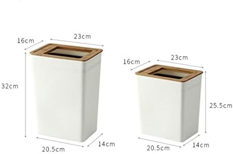 UXZDX CUJUX 1 Adet çöp kutuları çöp konteyneri Kül Kutuları Mutfak Çöp Tutucu çöp sepeti Mutfak Ev için (Boyut: 9L)