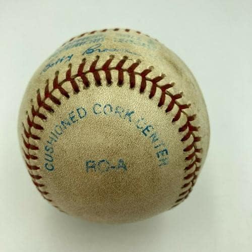 Lenny Webster İmzalı Oyun Kullanılmış Resmi Amerikan Beyzbol Ligi-MLB Oyunu Kullanılmış Beyzbol Topları