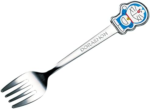 Doraemon 105082 Paslanmaz Çelik Çatal, Sofra Takımı Ürünleri, Çatal Bıçak takımı, 5,4 inç (13,8 cm), Hale, Japon malı