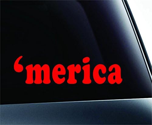 ExpressDecor ' Merica Amerika ABD Gurur Sembolü Çıkartması Komik Araba Kamyon Sticker Pencere (Pembe)