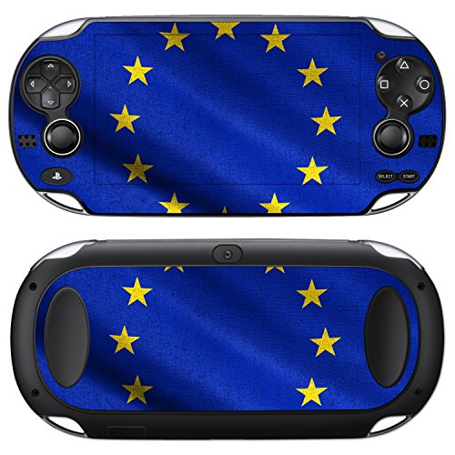 Sony PlayStation Vita tasarım cilt Avrupa Birliği bayrağı çıkartma PlayStation Vita için