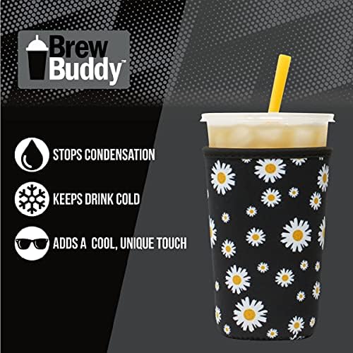 Brew Buddy Buzlu Kahve Yalıtımlı Kol-Soğuk İçecekler için İzolatör Tutucu Sok, Neopren Bardak Çorabı-Starbucks, Dunkin &