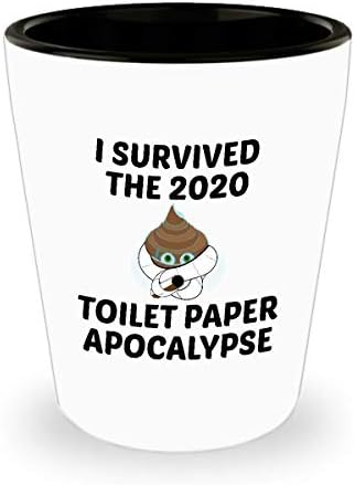 TUVALET Kağıdı Hediye Kadehi - 2020 Tuvalet Kağıdı Kıyametinden Kurtuldum