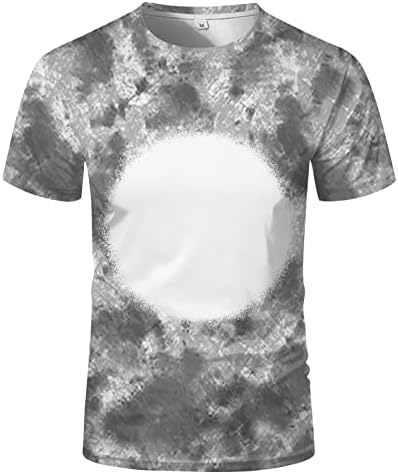 Erkek Tişörtleri Büyük Boş özel tişört ısı transferi süblimasyon Kısa Kollu Gömlek Erkekler için