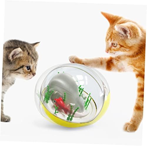 balacoo 2 adet Komik Kedi Oyuncak Egzersiz Aksesuarları Animatronik Oyuncaklar Kedi Oyuncakları Otomatik Evcil Hayvan Egzersiz