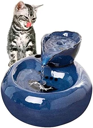 pet su sebili Taşınabilir Seramik Pet içme çeşmesi İçin Kedi, Pet su sebili İle Ultra Sessiz Pompa Kompakt Kolay Temiz Ücretsiz