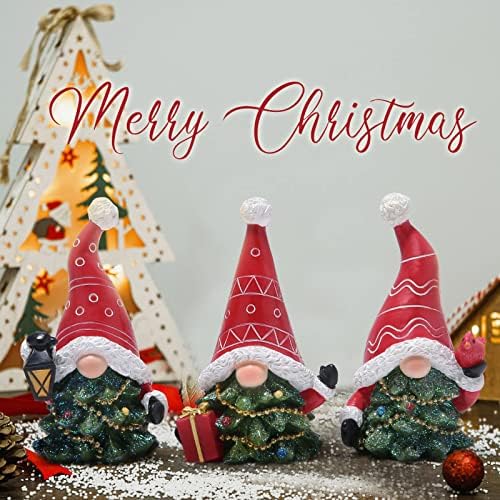 Hodao Noel Süslemeleri için Kapalı Ev Dekor Noel Severler Cüceler Figürler Masa Süslemeleri Sevimli Noel Cüceler Hediyeler