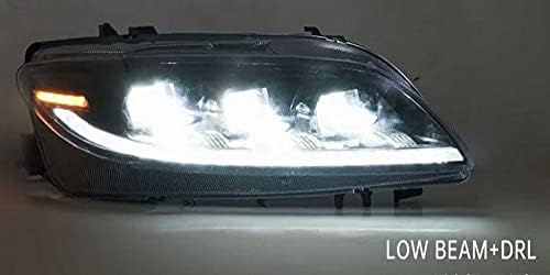 2 adet LED Farlar İçin fit 2003-2015 Mazda 6 Far LED Gündüz Farları ve led Düşük huzmeli far ve led Düşük huzmeli far ve