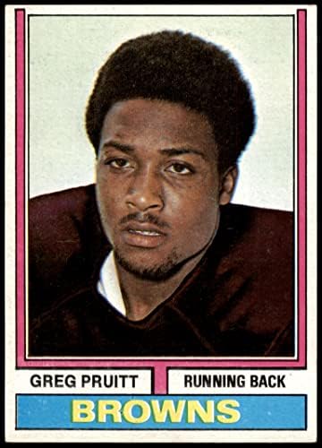 1974 Topps 110 İKİ Greg Pruitt Cleveland Browns-FB (Futbol Kartı) (Arkadaki Telif Hakkından Önce iki Yıldız İşareti) ESKİ/MT+