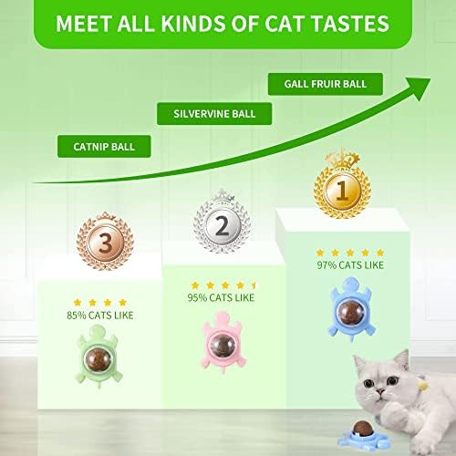 3 ADET Catnip Topları Kediler için Duvar, Silvervine Catnip Kedi Oyuncaklar Kapalı Kediler için, Yenilebilir Kedi nips Organik